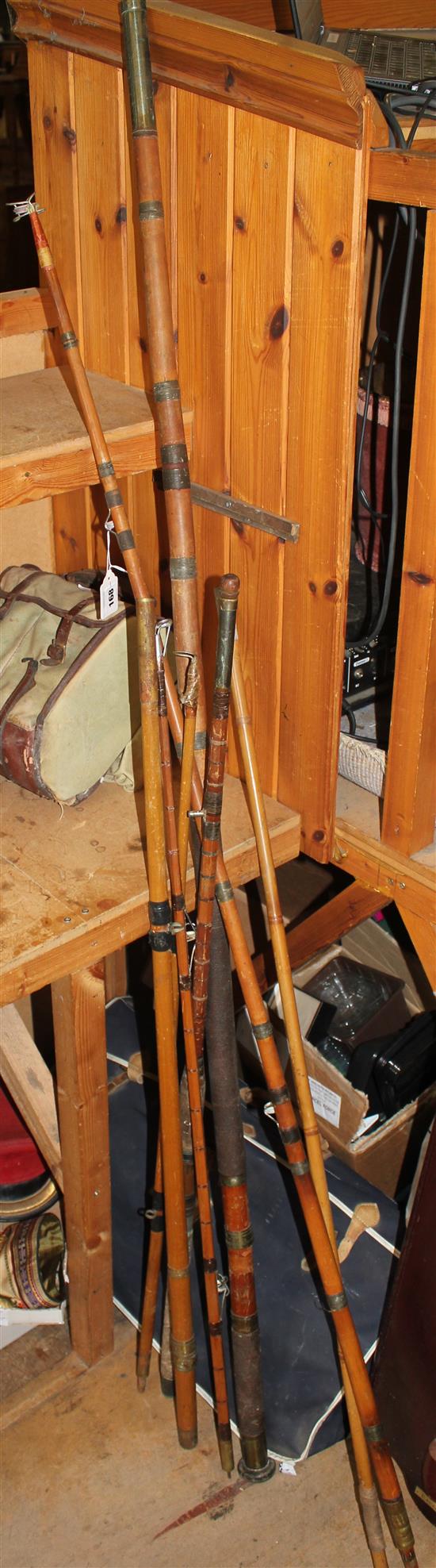 Sports equipment, fishing rods, etc